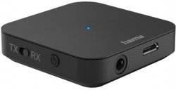 Мултимедиен продукт HAMA BT-Senrex Bluetooth аудио трансмитер-приемник, 2-в-1, черен