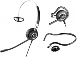 Слушалки JABRA BIZ 2400 II IP моно слушалка с микрофон 3 в 1,  NC, QD