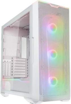 Кутия Кутия Phanteks G500A TG D-RGB Mid-Tower, Бял