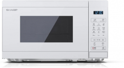 Бяла техника Микровълнова печка Sharp YC-MG02E-C, 1000W, LED Display, таймер, бяла