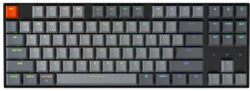 Клавиатура Keychron K8 TKL Hot-Swappable Gateron Blue Switch RGB LED Plastic Frame