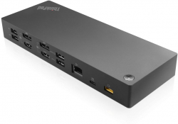 Докинг станция Lenovo ThinkPad Hybrid USB-C, 2x Display Port 1.2, 3 x USB 3.1