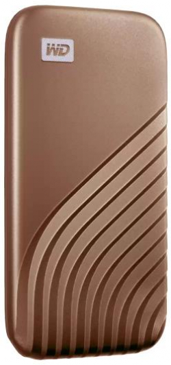 Хард диск / SSD Външен SSD WD My Passport, 2TB, Златист