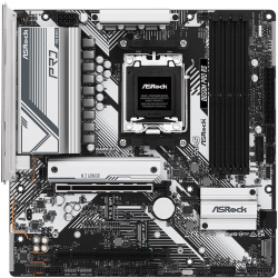 Дънна платка ASROCK B650M Pro RS - AM5, 1 x DDR5 DIMM слота, Максимален капацитет на системната памет до 128 GB, 6000 MHz, Micro ATX