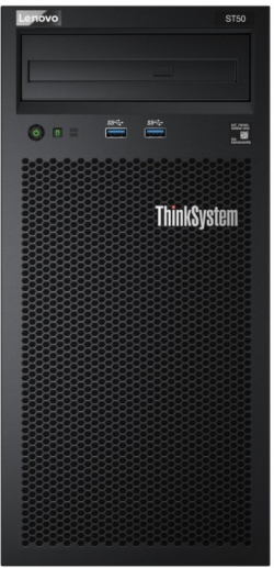 Сървър Lenovo ThinkSystem ST50, Xeon E-2224G, SW RAID, 2x2TB SATA, 1x8GB, 250W, No DVD