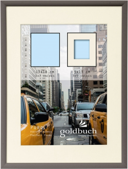 Канцеларски продукт Goldbuch Рамка за снимка, пластмасова, 13 х 18 cm, сива
