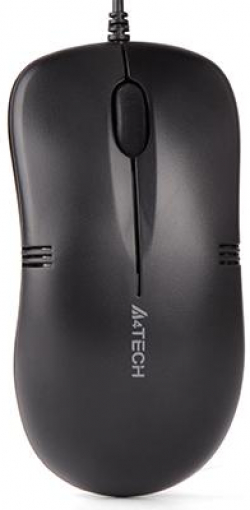 Мишка Жична A4Tech OP-560NU, 1200 DPI, Черен