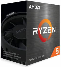 Процесор AMD Ryzen 5 5600, AM4 Socket, 6 Cores, 12 Threads, 3.5GHz(Up to 4.4GHz), 35MB Cache, 65W