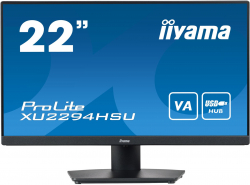 Монитор IIYAMA XU2294HSU-B2, 21, 5'', 1920x1080, VA Panel, FullHD, HDMI, DisplayPort, 2x USB 3.0