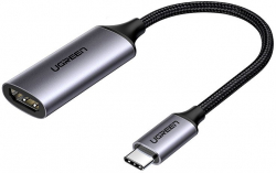 Кабел/адаптер Ugreen USB Type C към HDMI 2.0, 4K, 60 Hz Thunderbolt 3 за MacBook - PC 70444 - сив