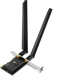 WiFi безжична карта/адаптер Безжичен PCIe адаптер TP-Link Archer TXE72E AXE5400 Wi-Fi 6E