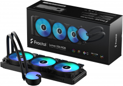 Водно охлаждане FRACTAL DESIGN LUMEN S36 RGB V2, ARGB, Черен