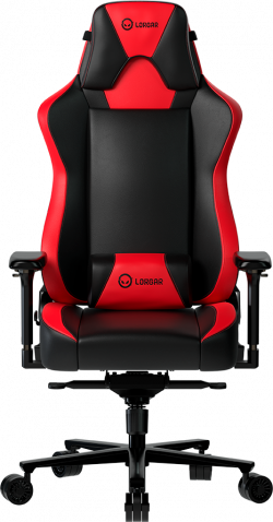 Геймърски стол Lorgar Base 311, 4D подлакътници, 1290 - 1360 мм височина, черен/червен цвят