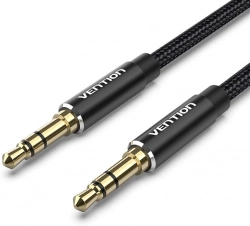 Кабел/адаптер Vention Аудио Кабел 3.5mm Audio Cable M-M Cotton Braided 1.0m - BAWBF