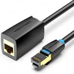 Медна пач корда Vention удължителен кабел Cat.8 SSTP Extension Patch Cable 5M Black 40Gbps - IKHBJ