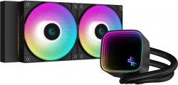 Водно охлаждане DeepCool Water Cooling LS520 SE - Addressable RGB, Infinity mirror design - LGA1700-AM5