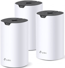 Безжични WiFi Mesh системa TP-Link Deco S7(3-pack), AC1900, 3xGbE, MU-MIMO, Mesh