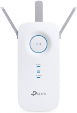 Безжичен екстендър Удължител на обхват TP-Link RE550, AC1900, двулентов, 1xGbit, 3 външни антени