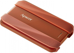 Хард диск / SSD Apacer AC533, 2TB 2.5" SATA HDD USB 3.2 Portable Hard Drive Plastic - Rubber червен
