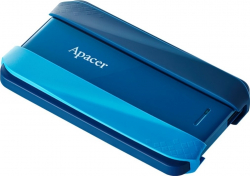 Хард диск / SSD Apacer AC533, 2TB 2.5" SATA HDD USB 3.2 Portable Hard Drive Plastic - Rubber, син