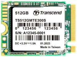 Хард диск / SSD Transcend 512GB, M.2 2230, PCIe Gen3x4, NVMe, 3D TLC, DRAM-less