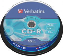 Verbatim CD-R 700MB 52X EXTRA PROTECTION SURFACE (10 PACK)