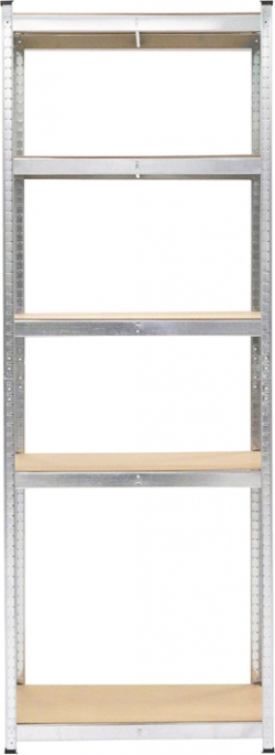 Стелаж RFG, метален, с 5 рафта, 800 х 400 х 2200 mm, MDF, до 175 kg