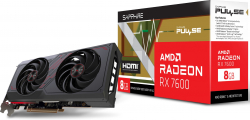 Видеокарта SAPPHIRE PULSE AMD RADEON RX 7600 GAMINGOC 8GB GDDR6 HDMI