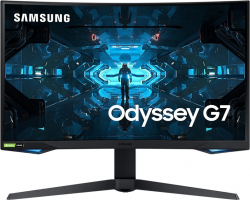 Монитор Samsung Odyssey G7 27" 2560x1440 , Curved VA, 350nits, 240Hz,1ms, DP, HDMI