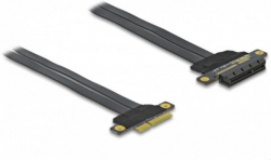 Кабел/адаптер Riser карта DeLock, PCI Express x4 към x4, 30 см.