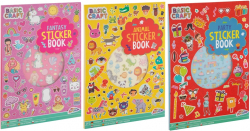 Moxy Книжка със стикери, А4, асорти, 48 броя