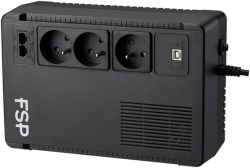 Непрекъсваемо захранване (UPS) Fortron ECO 800-FR, 800VA / 480W, Line-interative, 3x schuko