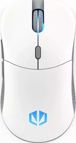 Мишка Endorfy GEM Plus, геймърска, безжична, 26000 dpi, бял цвят