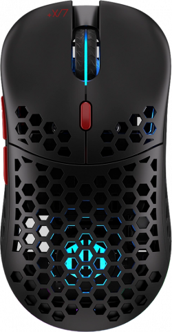 Мишка Endorfy LIX Plus, геймърска, безжична, 19000 dpi, черен цвят