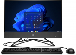 Компютър All-In-One HP 200 G4, Core i5-1235U, 8GB DDR4, 512GB SSD NVMe, Iris Xe Graphic, 21.5" , W11P
