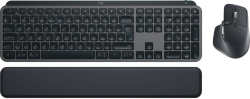 Клавиатура Logitech MX Keys S Combo, Wireless, 8000 dpi, 1500 mAh, USB Type-C, Графитен