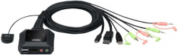 KVM продукт KVM ATEN CS52DP, Дву портов USB-C DisplayPort