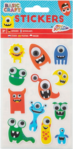 Moxy Стикери с чудовища, 12 броя