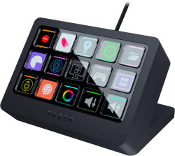 Мултимедиен продукт Razer Stream Controller X, USB Type-C, 15 LCD клавиша, Черен