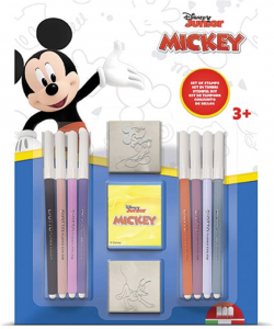 Продукт Multiprint Комплект Mickey Mouse, с 2 печата и 8 флумастера