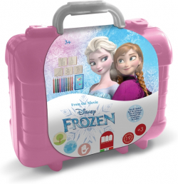 Канцеларски продукт Multiprint Комплект за оцветяване Frozen, в куфарче