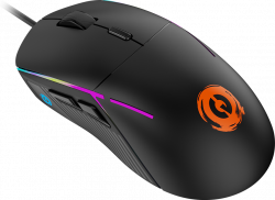 Мишка Canyon Shadder GM-321, геймърска, с кабел, 6 броя бутони, черен цвят