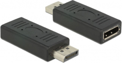 Кабел/адаптер Адаптер Delock, DisplayPort 1.2 мъжко - DisplayPort женско, Черен