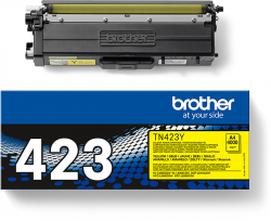 Тонер за лазерен принтер Тонер Brother TN423Y, 4000 страници-5%, Yellow