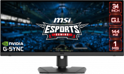 Монитор MSI Optix MPG341QR, 34" 3440x1440, IPS, 550 nits, 60Hz, 1ms, DP, HDMI, USB