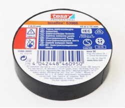 Изолационна лента TESA -  20м/19мм х 0.15мм ЧЕРНА