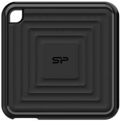 Хард диск / SSD Silicon Power PC60, SSD, 2TB, USB 3.2 Gen2 Type-C, Черен