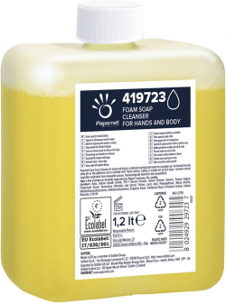 Продукт Papernet Сапун на пяна, за ръце и тяло, 1200 ml