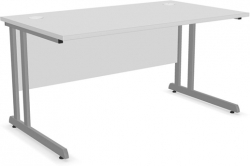 Бюро Работно Narbutas Optima C, 1400 х 800 х 720 mm, меламин избелен дъб, ABS, Метал