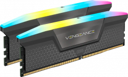 Памет Corsair Vengeance RGB AMD EXPO 32GB(2x16GB), DDR5, 6000MHz, Unbuffered, 1.4V